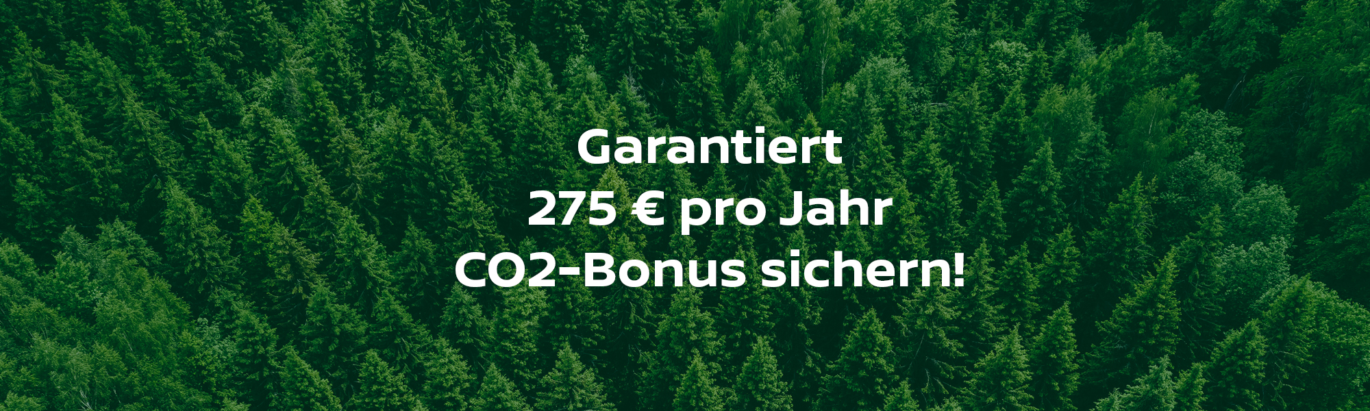 Jetzt CO2-Bonus beantragen und bis zu 275€ sichern